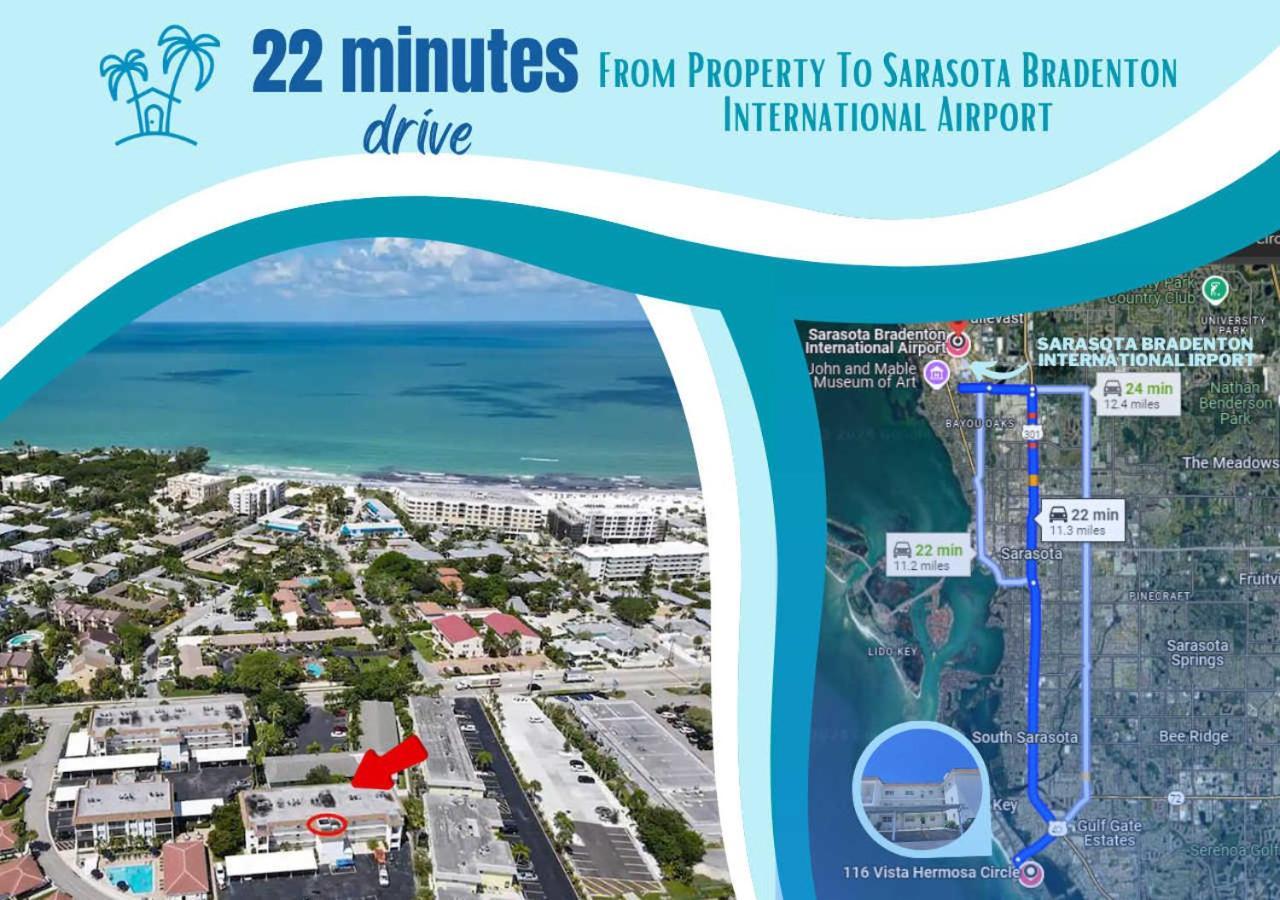 Updated Condo With Pool, Walk To Crescent Beach & Restaurants! Sarasota Exterior foto
